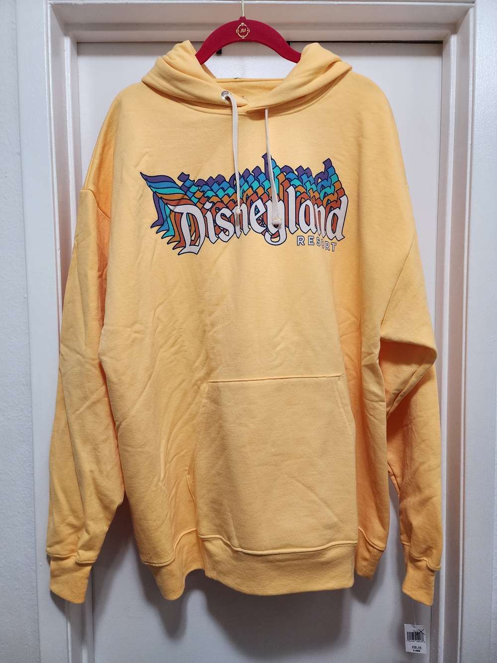 Disney Yellow Disneyland Graphic Pullover Hoodie